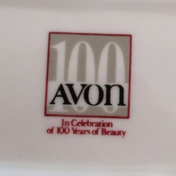 Vtg Avon 100 year celebration beauty ceramic  vase, Bag - Picture 3 of 8
